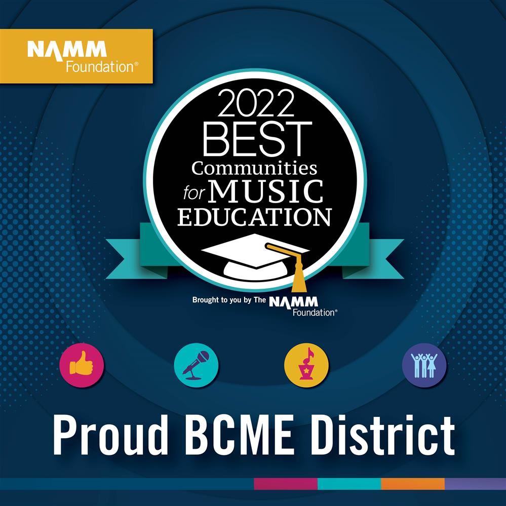 BCSD honored as Best Community for Music Education