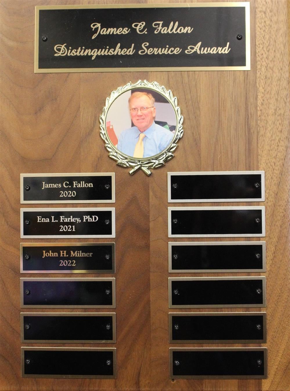  James C. Fallon Distinguished Service Award 