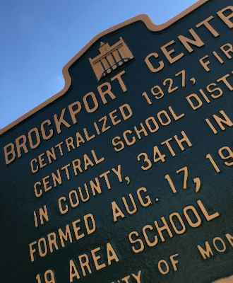  Brockport sign